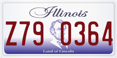 IL license plate Z790364