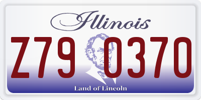 IL license plate Z790370