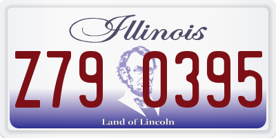 IL license plate Z790395