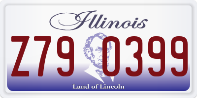 IL license plate Z790399