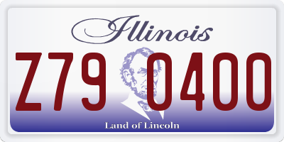 IL license plate Z790400