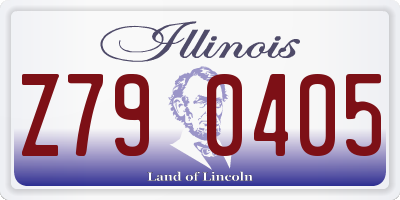 IL license plate Z790405