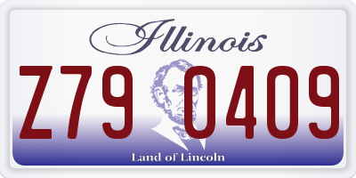 IL license plate Z790409
