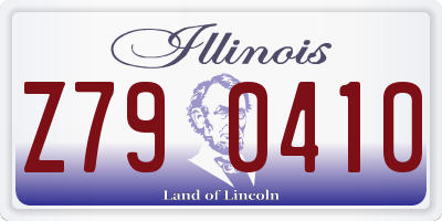 IL license plate Z790410
