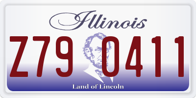 IL license plate Z790411