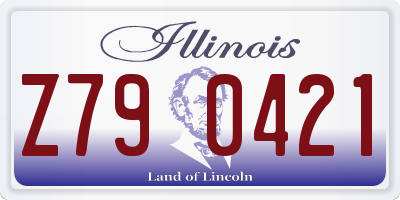 IL license plate Z790421