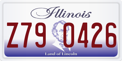 IL license plate Z790426