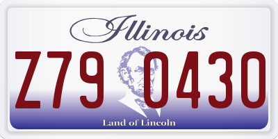 IL license plate Z790430