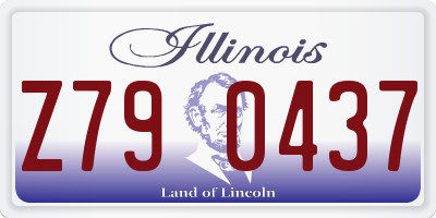 IL license plate Z790437