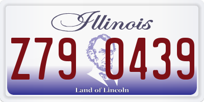 IL license plate Z790439
