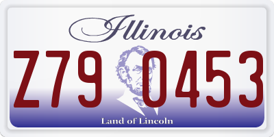 IL license plate Z790453