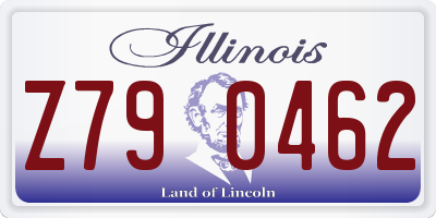 IL license plate Z790462