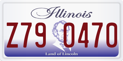 IL license plate Z790470