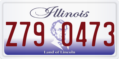 IL license plate Z790473