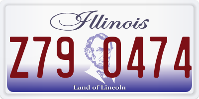 IL license plate Z790474