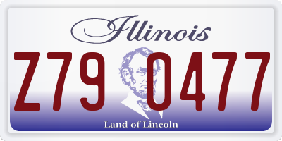 IL license plate Z790477