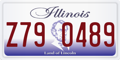 IL license plate Z790489