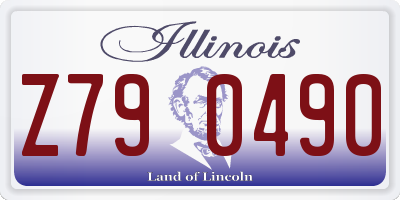 IL license plate Z790490
