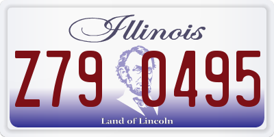 IL license plate Z790495