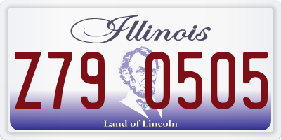 IL license plate Z790505