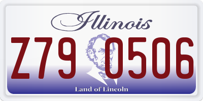 IL license plate Z790506