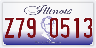 IL license plate Z790513