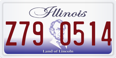 IL license plate Z790514