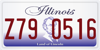 IL license plate Z790516