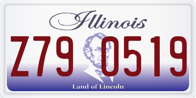 IL license plate Z790519