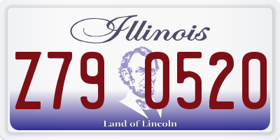 IL license plate Z790520
