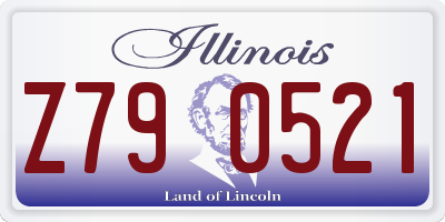 IL license plate Z790521
