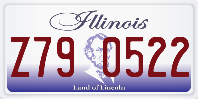 IL license plate Z790522