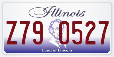IL license plate Z790527