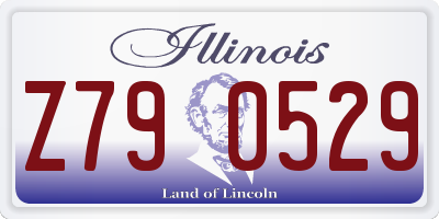 IL license plate Z790529