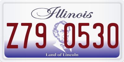 IL license plate Z790530
