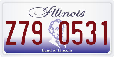 IL license plate Z790531