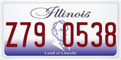 IL license plate Z790538