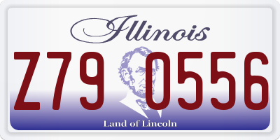 IL license plate Z790556