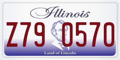 IL license plate Z790570