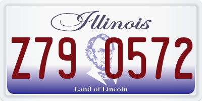 IL license plate Z790572
