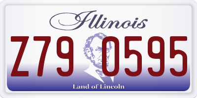 IL license plate Z790595