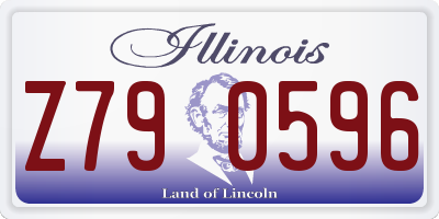 IL license plate Z790596