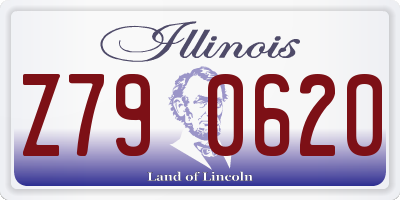 IL license plate Z790620
