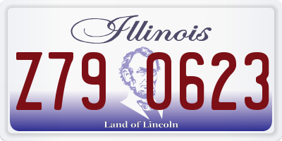 IL license plate Z790623