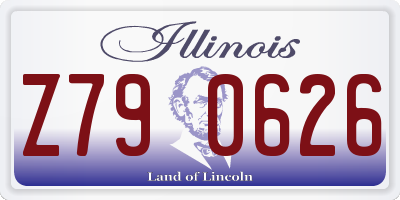 IL license plate Z790626