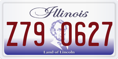 IL license plate Z790627