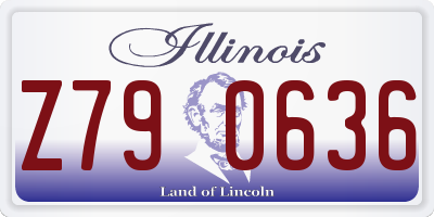 IL license plate Z790636