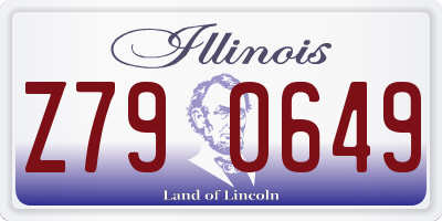 IL license plate Z790649