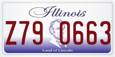 IL license plate Z790663