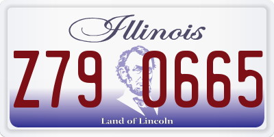IL license plate Z790665